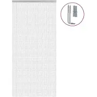 vidaXL Vliegengordijn kettingen 100x212 cm aluminium