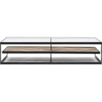 Rivièra Maison Graydon Coffee Table, 180x80 cm (Transparant, 180x40x80cm)