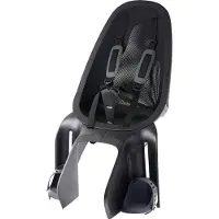 Qibbel Air Fietsstoeltje Achter Framebevestiging - Fietszitje - Midnight Black