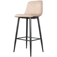 DS4U Gaby barkruk velvet 75 cm 2.0 - champagne