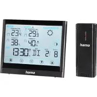 Hama Weerstation Full Touch Zwart