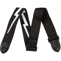 Fender 2" Nylon Lightning Bolt Strap Black
