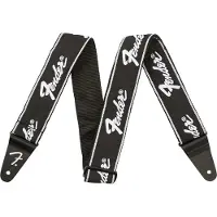 Fender Running Logo elektrische gitaarband - zwart