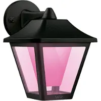 Wiz Outdoor Wandlamp | Ovaal | Zwart | RGB + 2700-5000K | 9.5W