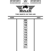 Bull's Budget Whiteboard 45x30 cm