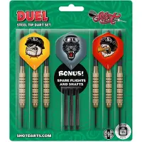 Shot Value Range Duel Steeltip Darts Set 18 gram (4 Meter with Ring)