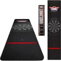 Bull's Bulls Carpet Dartmat Black/Black | 300x65 cm