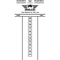 Bull's Budget Whiteboard 60x30 cm