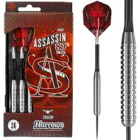 Harrows Stalen darts - - Assassin - 80% Tungsten - 27g tot 40g - Inclusief harde case