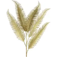 Countryfield kunsttak Varen - goud - 82 cm - kunststof - Kunstbloemen