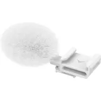 SmallRig 4734 Cold Shoe Adapter with Furry Windscreen (White) for Sony ZV series cameras