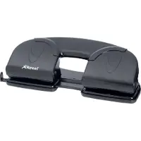 Rexel V412-Perforator 4-gaats - Perforeert Tot 12 Vel - Zwart