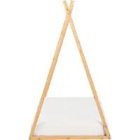 Beliani SAURAT - Kinderbed - Lichthout - 90 x 200 cm - Dennenhout