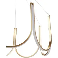 Beliani PERQUENO - Kroonluchter - Goud - Aluminium