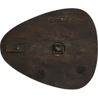 Beliani LOKTAK - Wandklok - Zwart - Mangohout