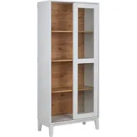 Beliani RUMSON - Vitrinekast - Wit - Hout