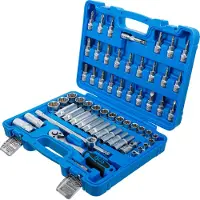 Bgs 2229: Set van 10 (3/8 inch) dopsteeksleutels, 61-delig.