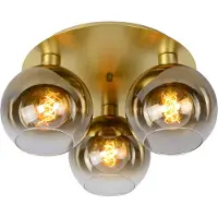 Lucide Marius Plafondlamp 3 Lights | Matt Gold | Brass