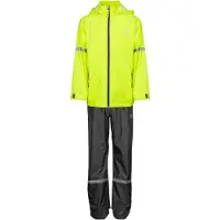 Ralka Regenpak Waterdicht & Ademend - Junior -Reflectie - Fluorgeel - 164