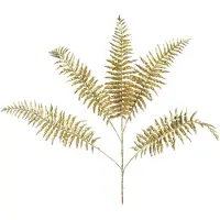 Countryfield kunsttak Varen - goud - 77 cm - kunststof - Kunstbloemen