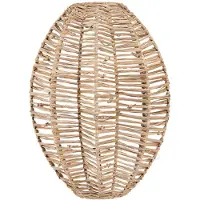 Bazar Bizar Wanddeco AVanti | rotan naturel 30x40x15 cm decoratieve objecten | NADUVI