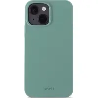 Holdit Silicone Case voor de Apple iPhone 15 - Moss Green
