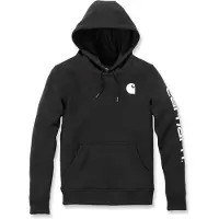 Carhartt Trui Women Clarksburg Pullover Sweatshirt Black-L