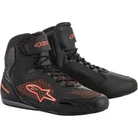 Alpinestars Faster 3 Rideknit, schoenen ,zwart/neon rood ,8.5 US