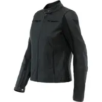 Dainese Razon 2 Leren Jas Dames Zwart Maat 42