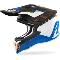 Airoh Strycker Skin Blauw Mat Crosshelm Maat XL