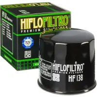 HiFlo Oliefilter Glanzend Zwart - HF138