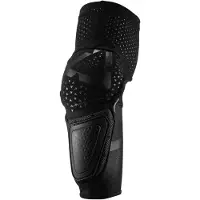 Leatt 3DF Hybrid Zwarte Elleboogbeschermers Maat 2XL