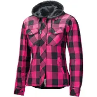 Held Lumberjack II 62010 Dames Motorhemd Zwart/Pink M, Dames