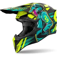 Airoh Wraaap Cyber Geel Matt Offroad Helm Maat 2XL