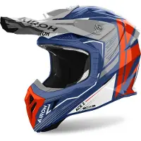 Airoh Aviator Ace 2 Engine Cerulean Glanzend Offroad Helm Maat XS