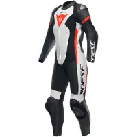 Dainese Grobnik Eendelig geperforeerd dames motorfiets lederen pak Maat