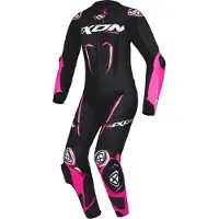 Ixon Vortex 3 Lady Zwart Roze Wit 1-Delig Motorpak Maat L