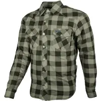 GMS Jaguar, shirt/textiel jasje ,zwart/donkergroen ,S