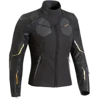 Ixon Cell Lady Zwart Goud Textiele Motorjas Maat XL