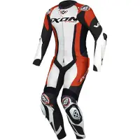 Ixon Vortex 3 Wit Zwart Rood 1-Delig Motorpak Maat 4XL
