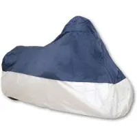 SHIN YO dekzeil, maat L, polyester, blauw/zilver