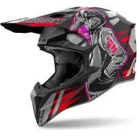 Airoh Wraaap Cyber Rood Matt Offroad Helm Maat M