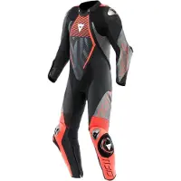 Dainese Audax D-Zip geperforeerd 1-delig leren motorpak