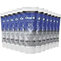 Oral-B 12x Tandpasta 3d White Houtskool 75 Ml