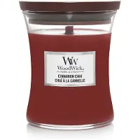 Woodwick Kamergeuren Geurkaarsen Cinnamon Chai Medium Large