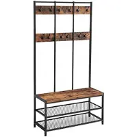 Parya - Garderoberek 3-in-1 - incl. kapstok, schoenenrek en bank