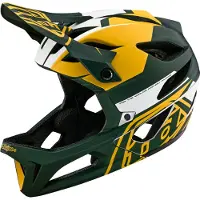 Troy Lee Designs Stage Mips Vector Integral Helm Groen/Geel || Maat: XL-XXL (60-63 cm)