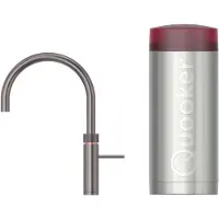 Quooker Fusion Round met COMBI+ boiler 3-in-1 kraan gunmetal