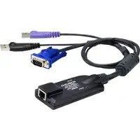 Aten KA7177-AX toetsenbord-video-muis (kvm) kabel Zwart, Blauw, Paars