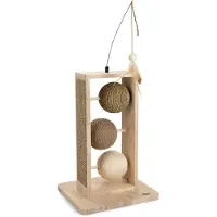 Designed By Lotte Lomax Krabbollen - Krabpaal - Kattenspeelgoed -